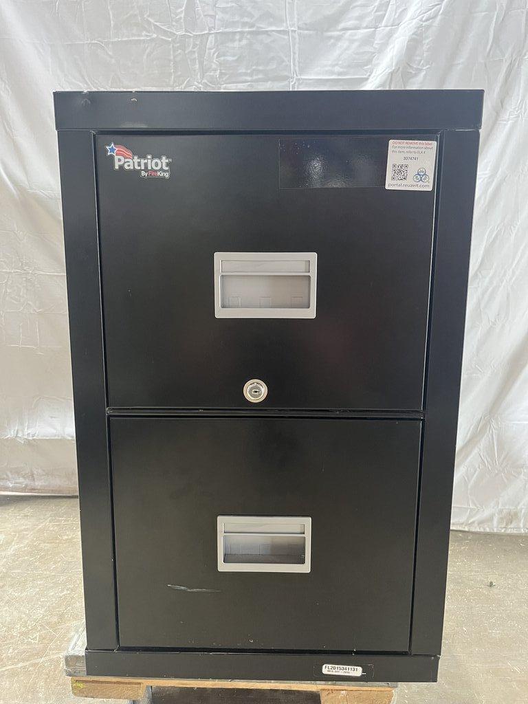 FireKing PATRIOT 2-Drawer File Cabinet Excellent Condition USA